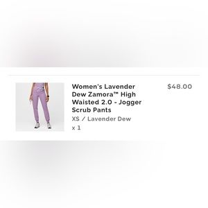 Figs scrub pants lavender dew! Excellent Condition!
